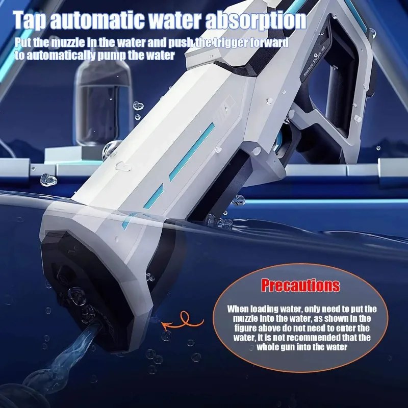 Elektrisch waterpistool 42cm - Hoge druk automatisch 5