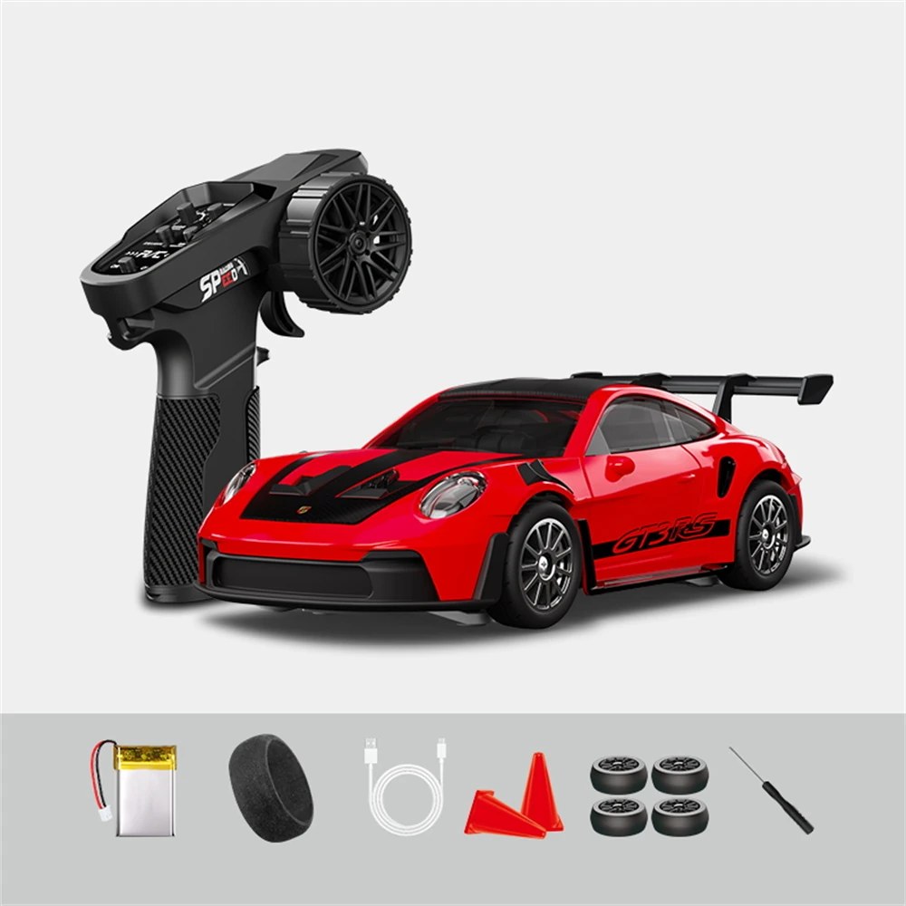 RC Driftauto 1:43 met Gyro - 4WD, LED en Fernbediening 5
