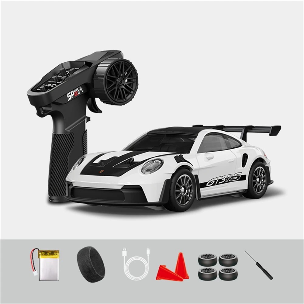 RC Driftauto 1:43 met Gyro - 4WD, LED en Fernbediening 7