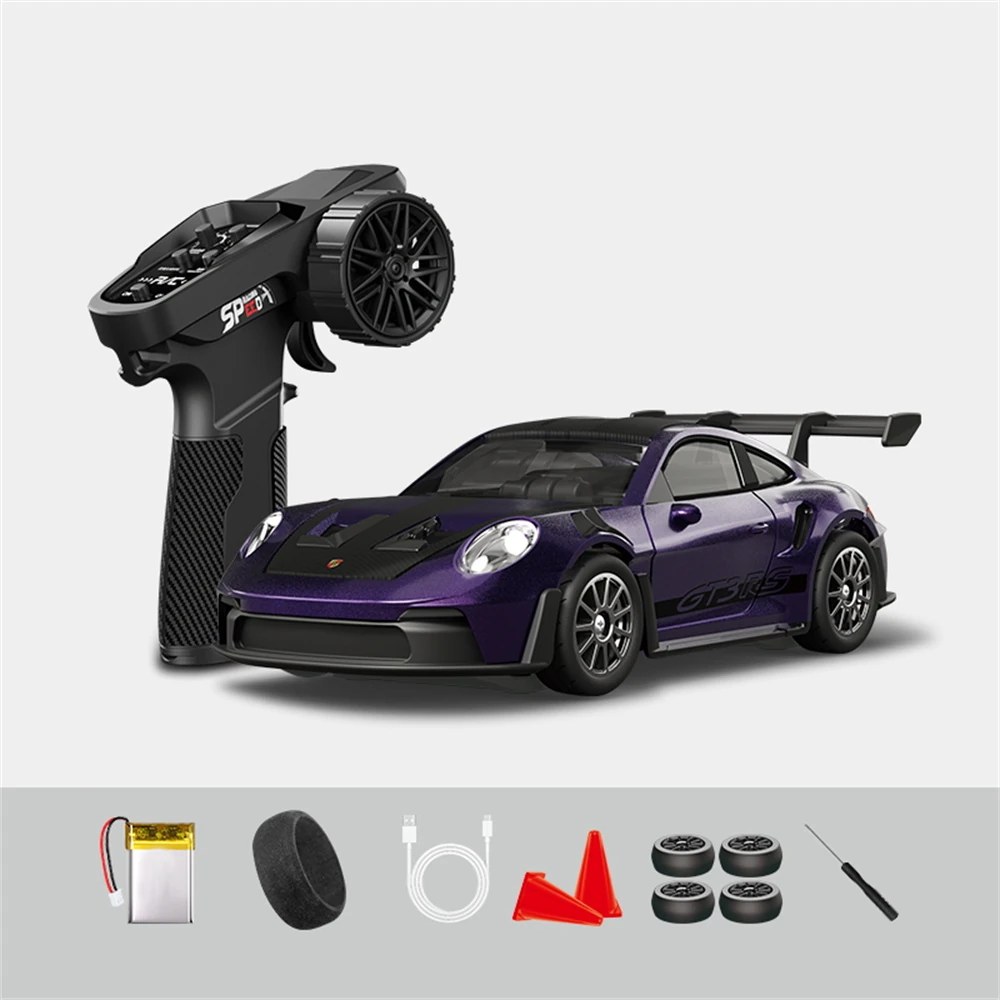 RC Driftauto 1:43 met Gyro - 4WD, LED en Fernbediening 8