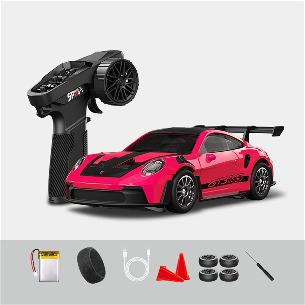 RC Driftauto 1:43 met Gyro - 4WD, LED en Fernbediening 11