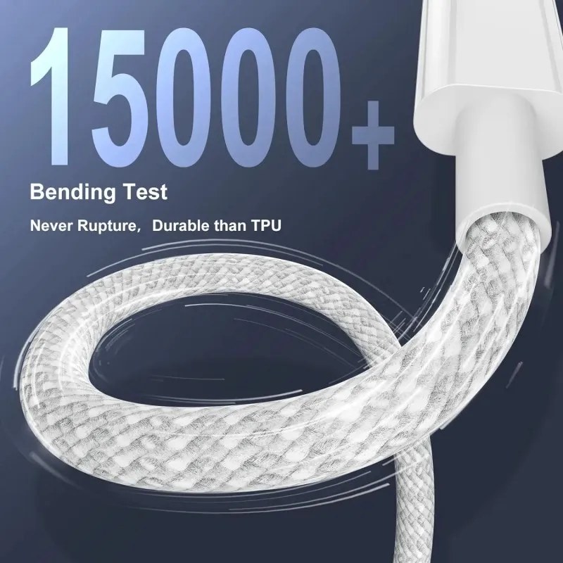 USB-C snellaadkabel 100W - 20 stuks 3