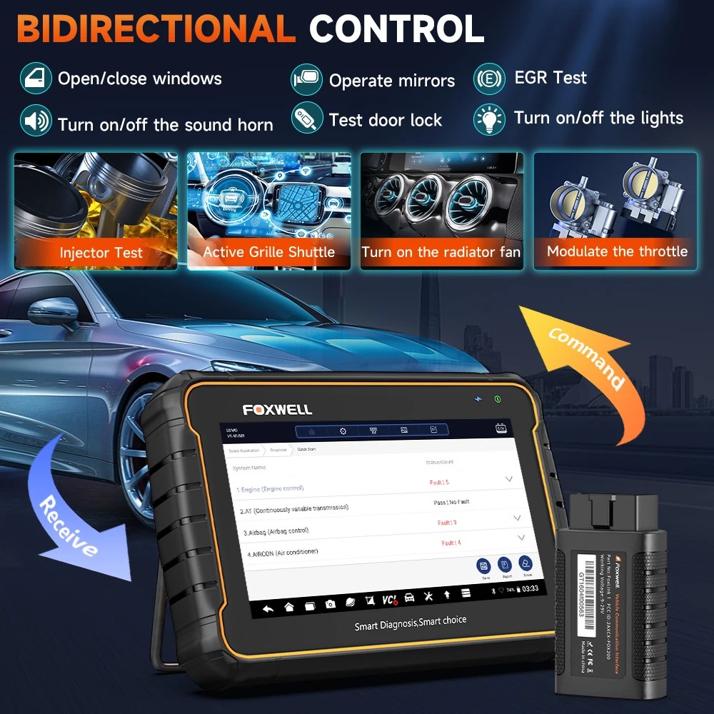FOXWELL GT60 OBD2 Universele Autodiagnose Scanner 4