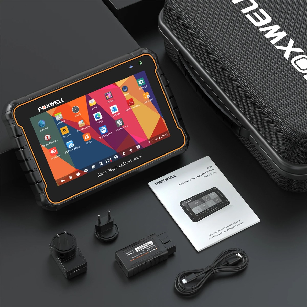 FOXWELL GT60 OBD2 Universele Autodiagnose Scanner 8
